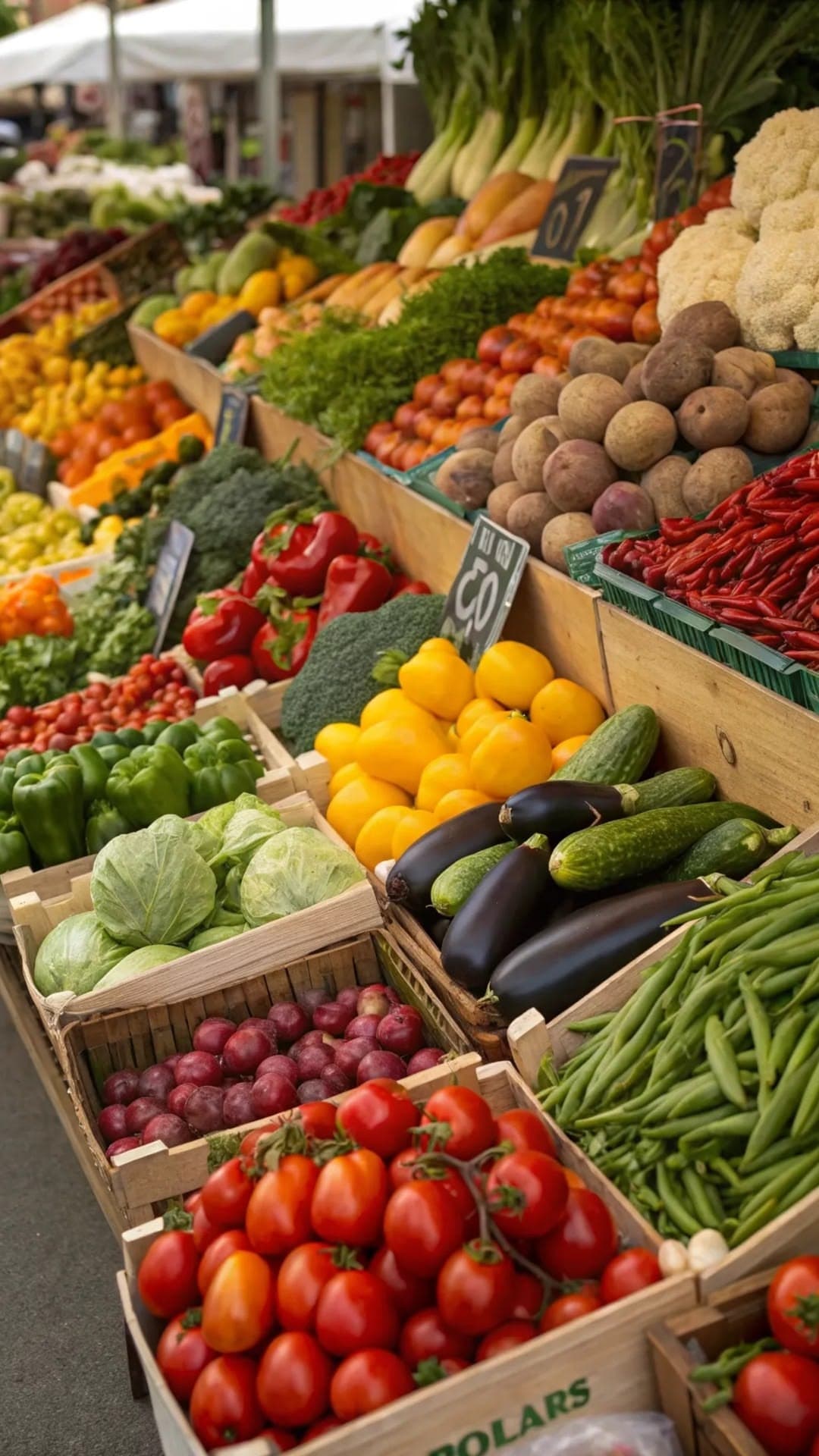 Seasonal vegetables